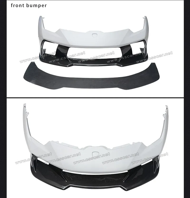 Vors Style Carbon Fiber Mix Fiberglass Front Bumper Chin for Lambo Huracan Lp610-Lp580 Quality Assurance