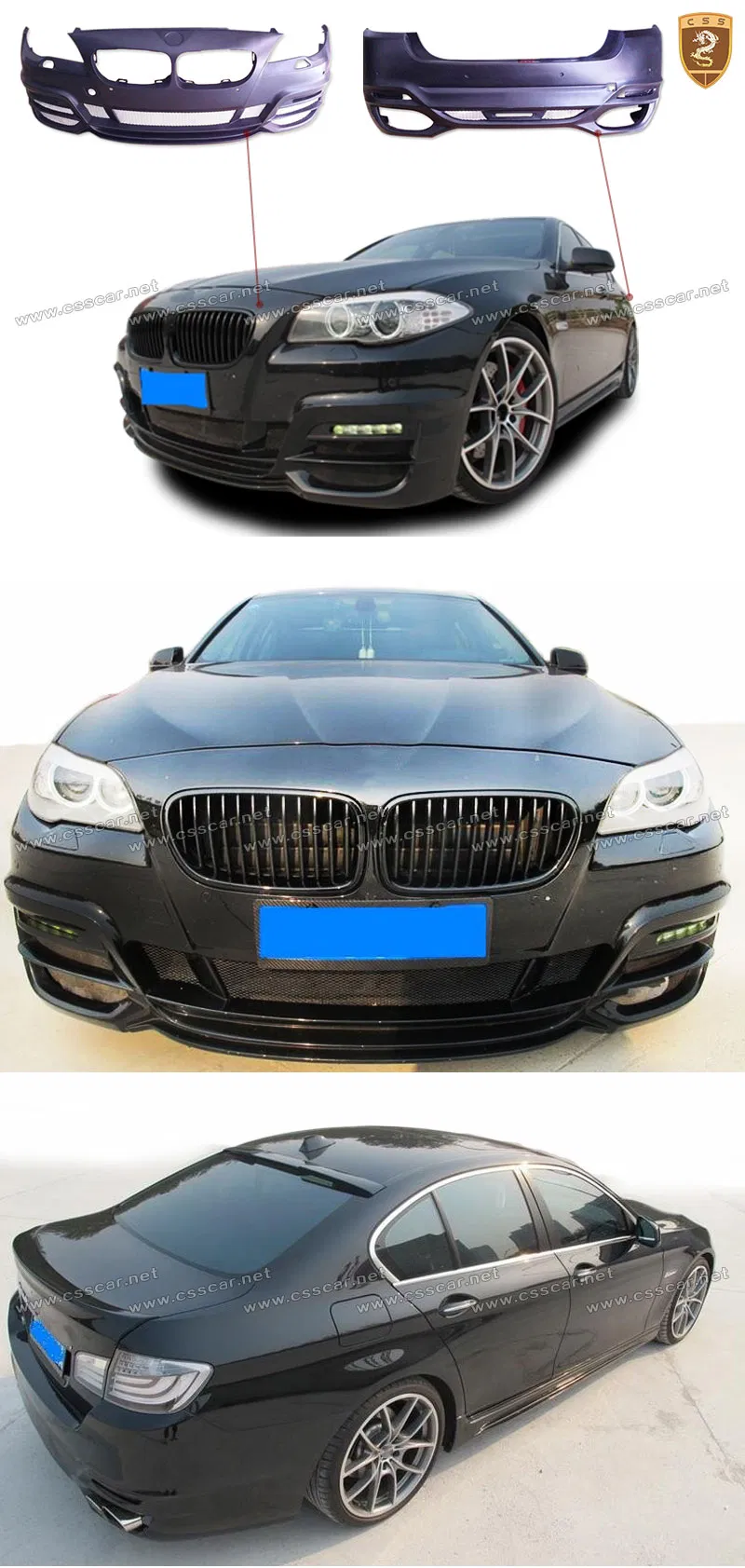 Wald Style Body Kit for BMW F10 F18 5 Series Car ABS Material