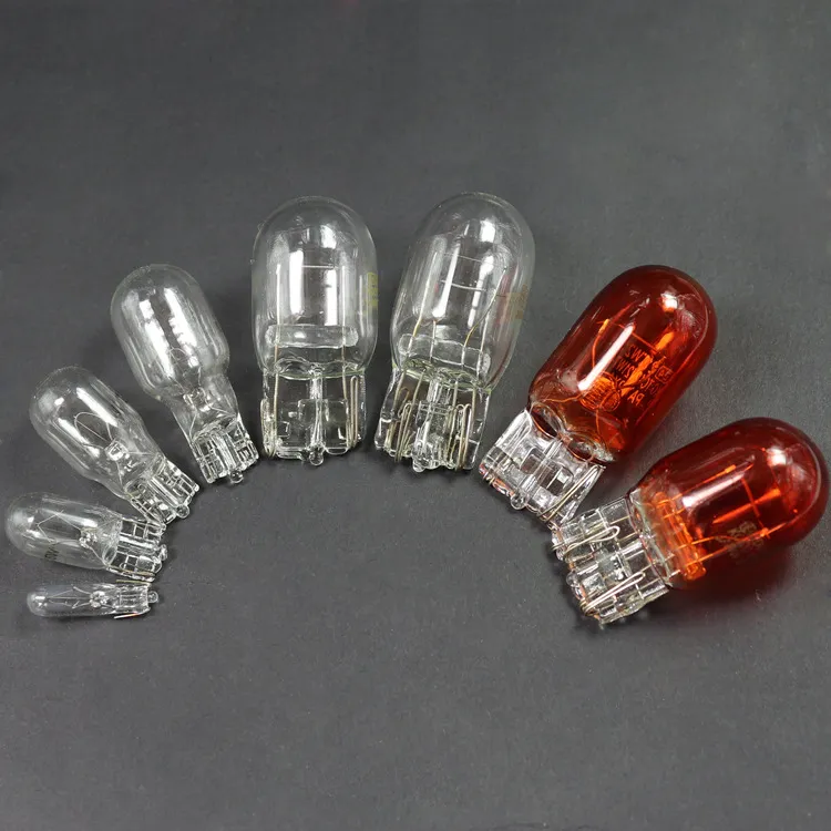 Wedge Base Car Halogen Lamp Auto Green Light Car Interior Bulb Light Dashboard Lamp Instruments Panel Bulb T5t10t13t15 T20