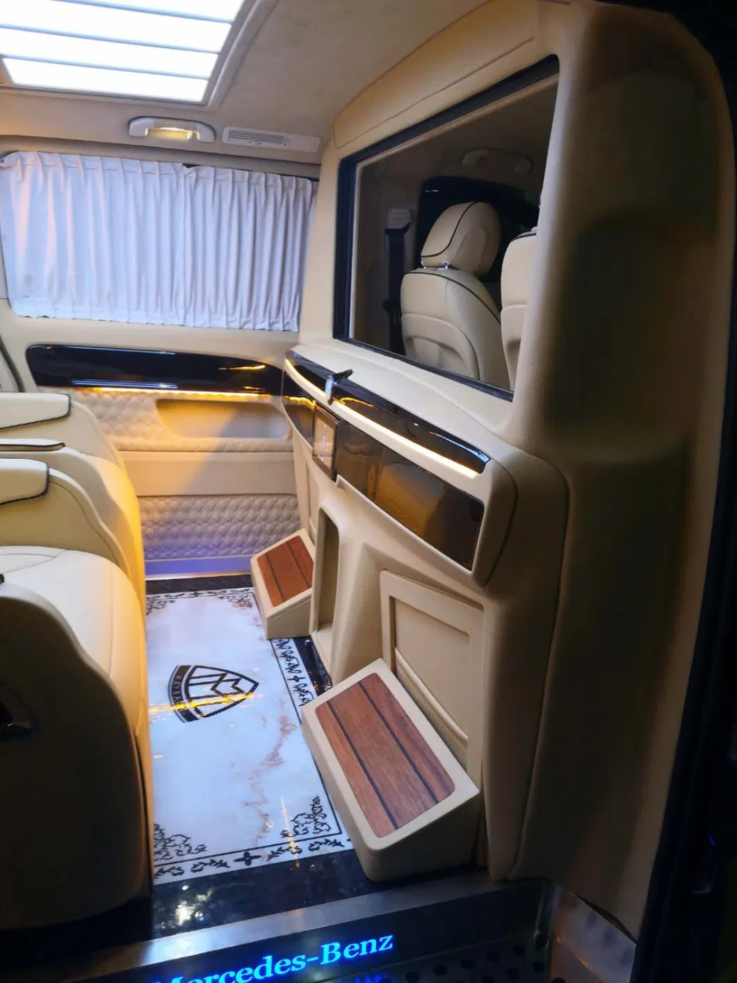 Welcome Pedal Trim Cover Sticker for Mercedes Benz Car Styling Inner Door Threshold Strip Sill Scuff Plate