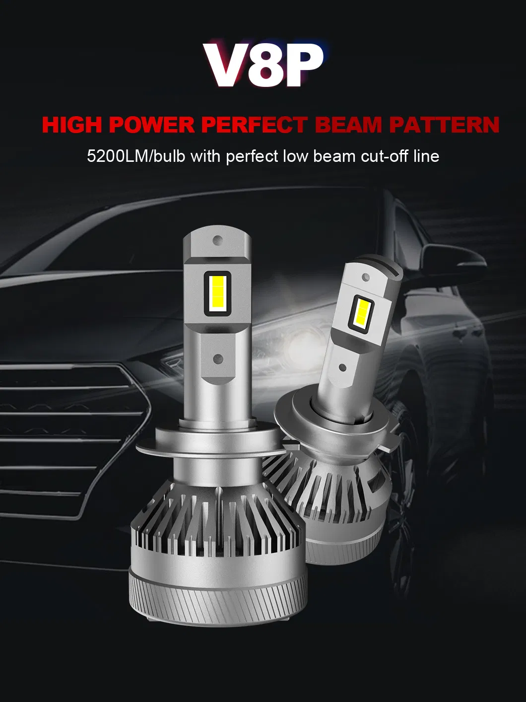 Wholesale Cheapest Car LED Light 52W 10000lm LED Light Bulb H4 H7 H11 9005 9006 LED Headlight