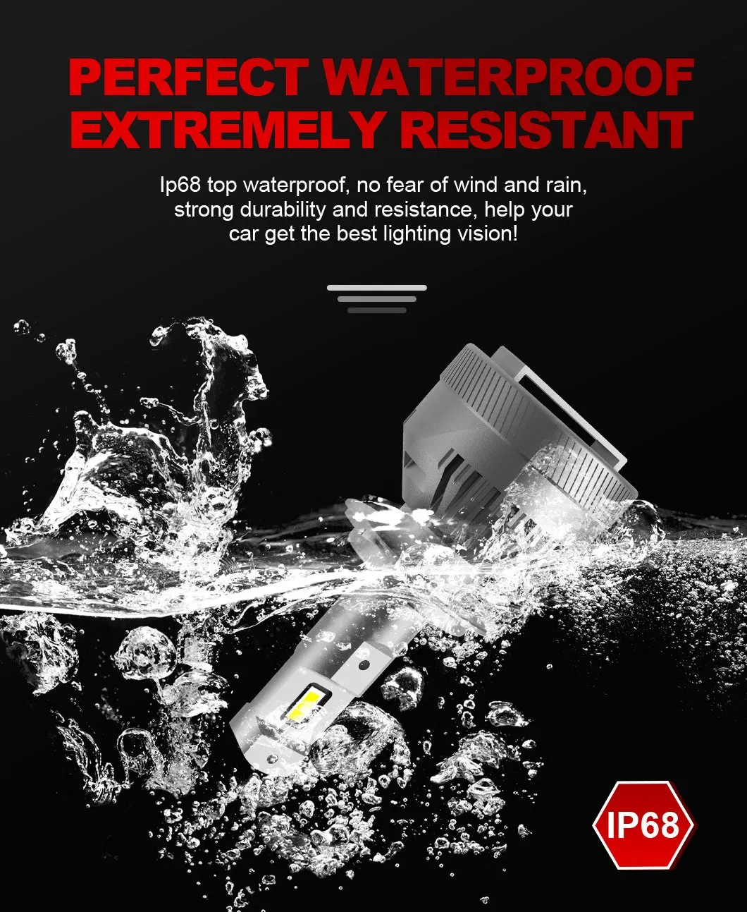 Wholesale Cheapest Car LED Light 52W 10000lm LED Light Bulb H4 H7 H11 9005 9006 LED Headlight