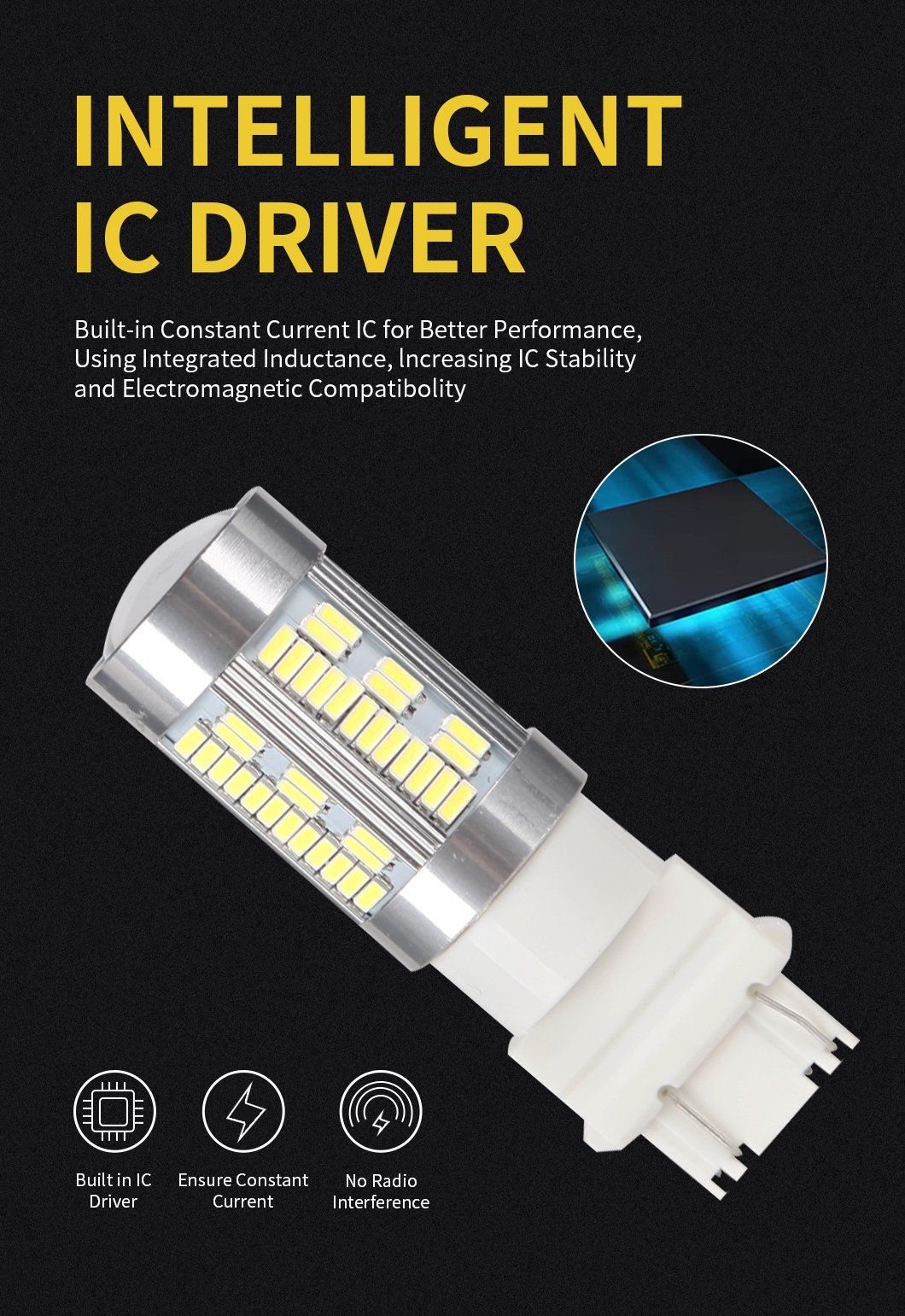 Wholesale Factory Supply 7443 75SMD 4014 Canbus Auto LED Bulb Turn Signal Bulb